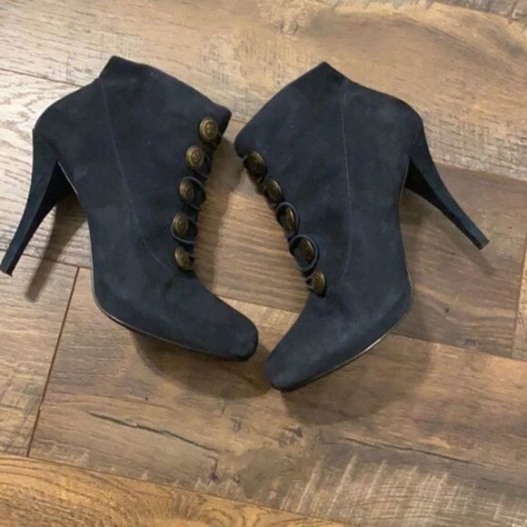 Guess dark blue beautiful suede size 9 1/2​​ - Picture 4 of 5